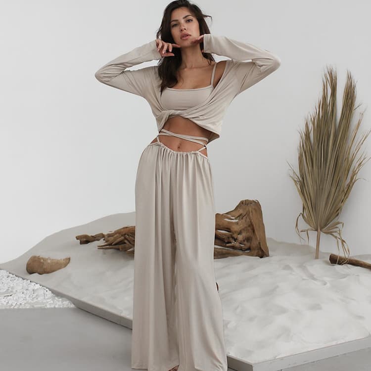New Underwear Pants Pajamas Fashionable Comfortable Modal Homewear Solid Color Casual Wear