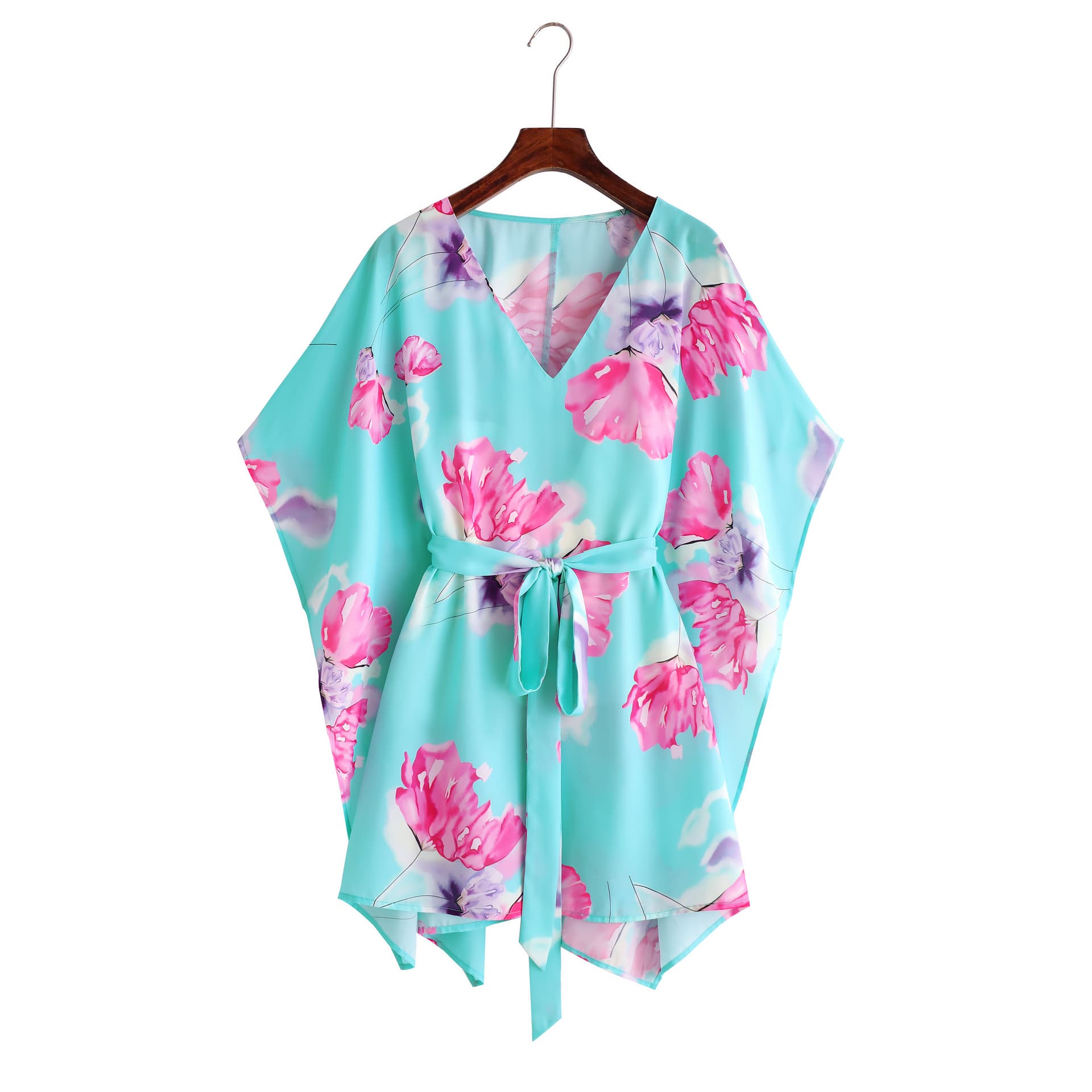 2022 Hot Sale New Chiffon Dress Pullover Elegant Ruffle Skirt Print Skirt