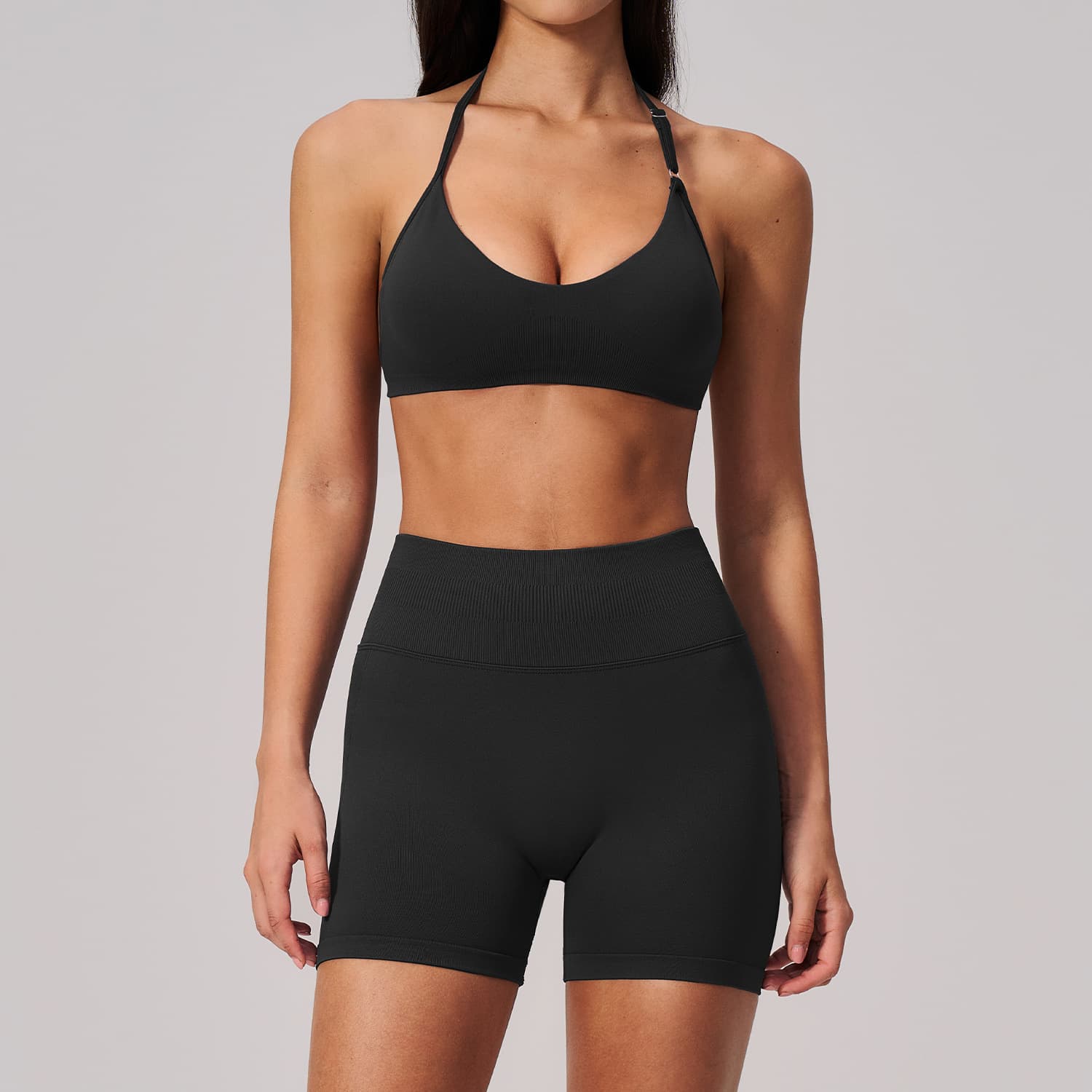 European And American New Yoga Clothing Suit Women Cross-border Tight Peach Hip Fast Dry Running Sports Yoga Pants 2557