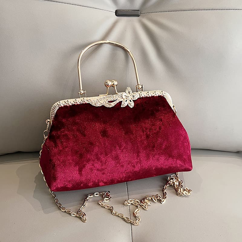 New Premium Women's Bag Niche Jaw Bag All-match Banquet Handbag Fashion Shell Shoulder Messenger Bag