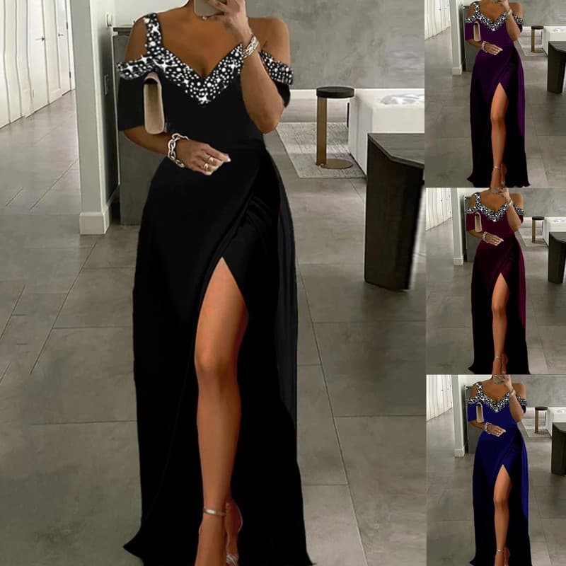 2023 Summer New Cross-border European And American Women's Wish European Station Strappy Dress