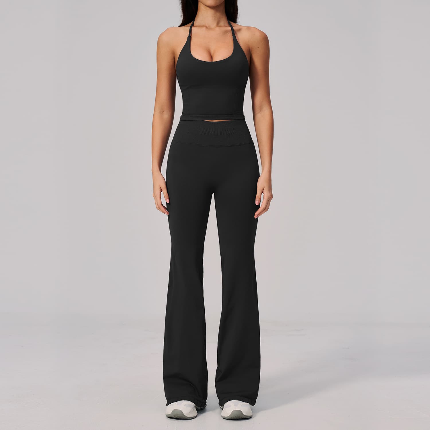 Cross-border New Yoga Clothing Suit Women Summer Seamless Yoga Thread Sports Fitness Back Exercise Suit Women 2557