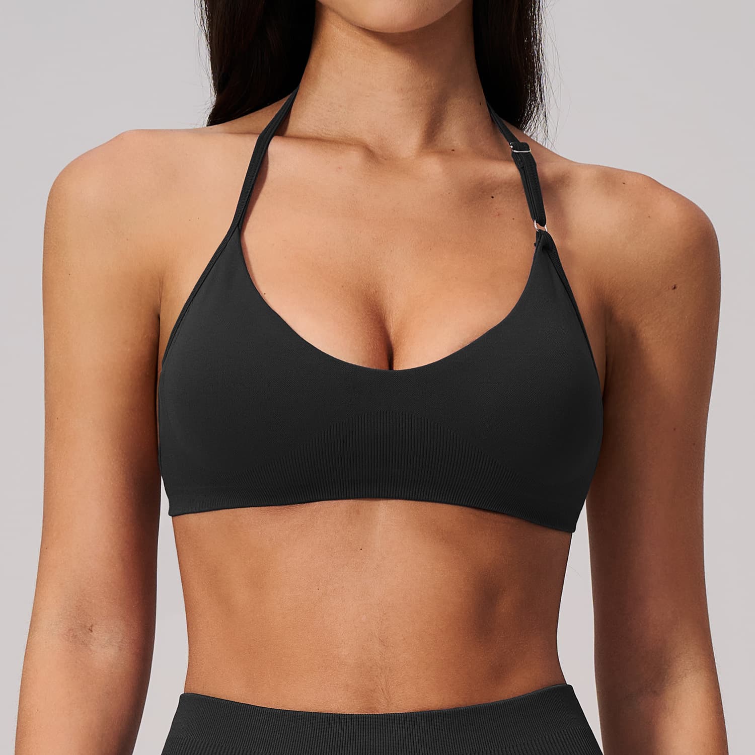 Cross-border Yoga Clothing Top Shockproof Quick Dry Fitness Back Bra Elastic Band Chest Pad Sports Underwear 2557