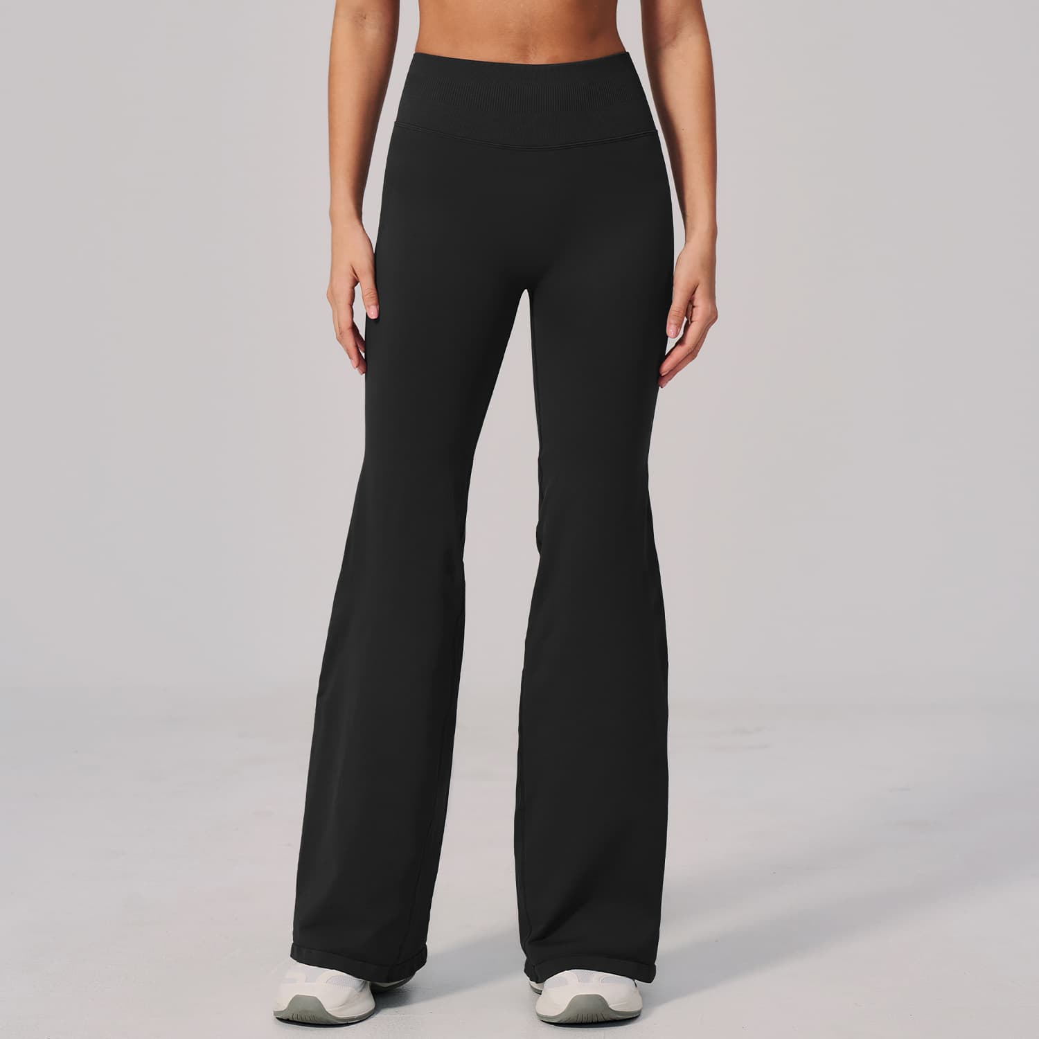 Cross-border New High Waist Yoga Pants Women Slim Height Elastic Belly Slimming Hip Casual Running Sports Pants 2557