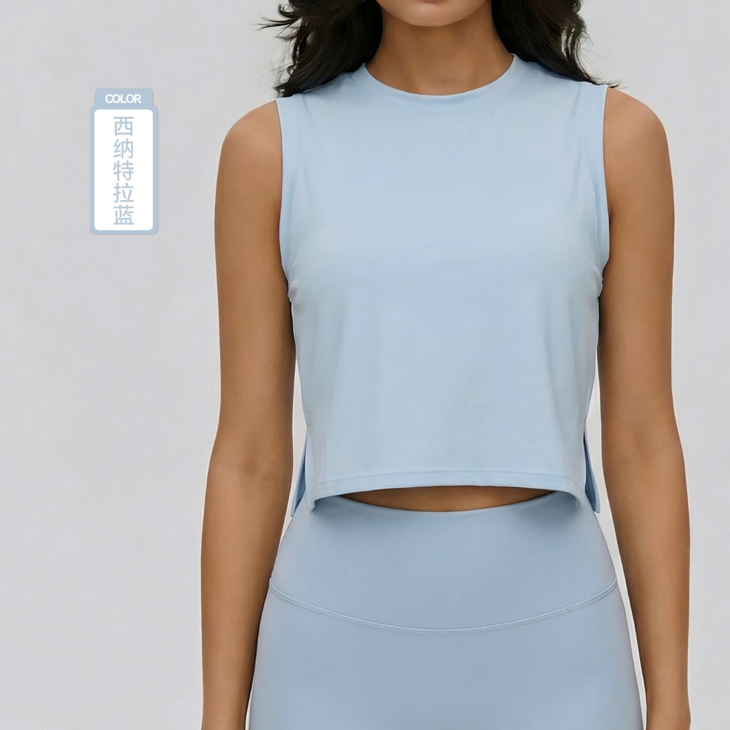 New Sleeveless Yoga Vest Women Exposed Navel Short Loose Sports Shirt Outer Wear Lightweight Breathable Casual Yoga Clothing