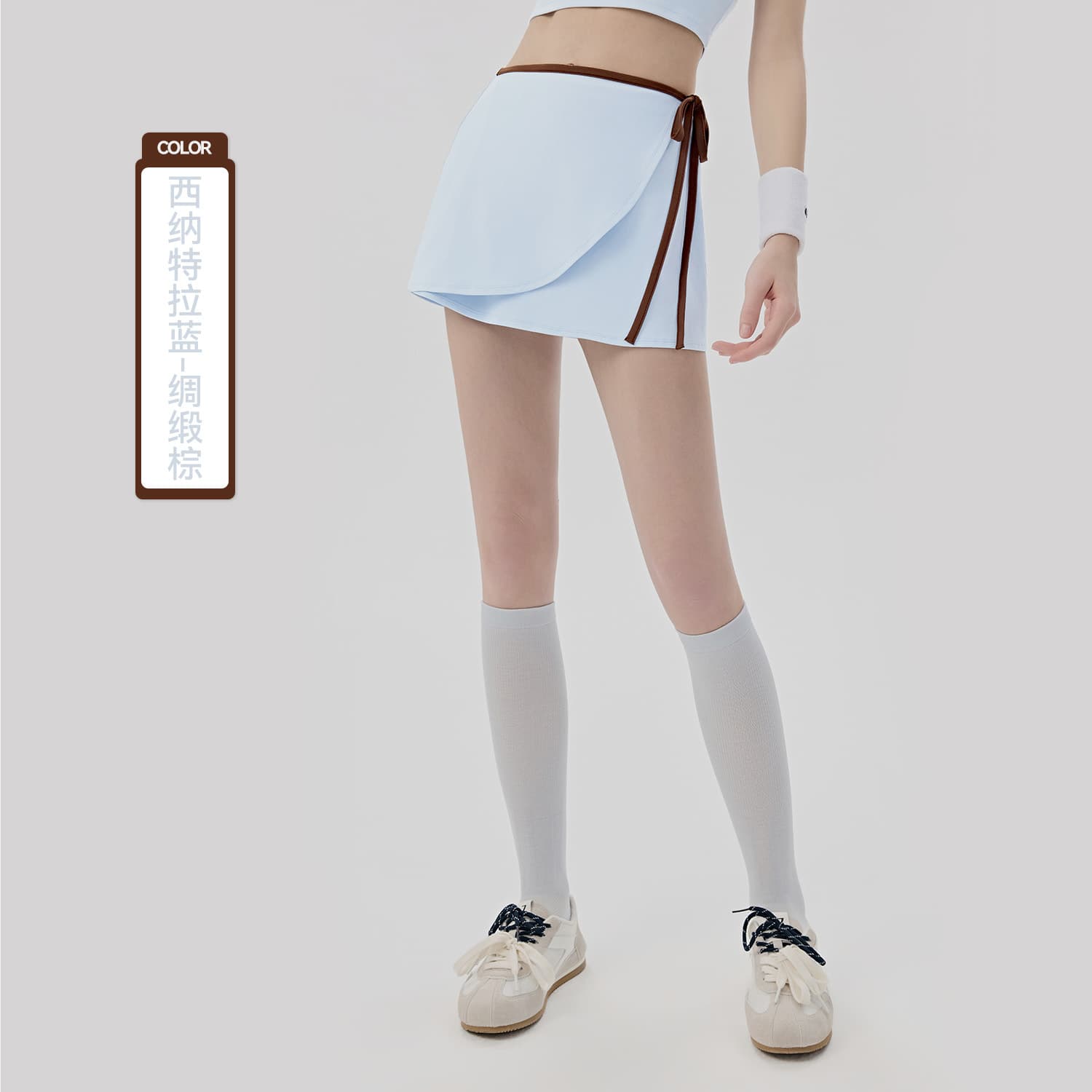Cross-border New Yoga Short Skirt Pocket Skirt Pants Fake Two-piece Contrast Bag Edge Butt Curtain Hip Skirt Sports Tennis Dress