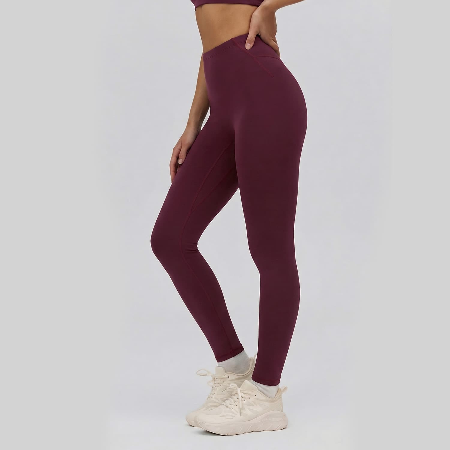 Cross-border High Waist Hip Yoga Pants Women Drawstring Naked Peach Hip Leggings Sport Outer Wear Pilates Fitness Pants