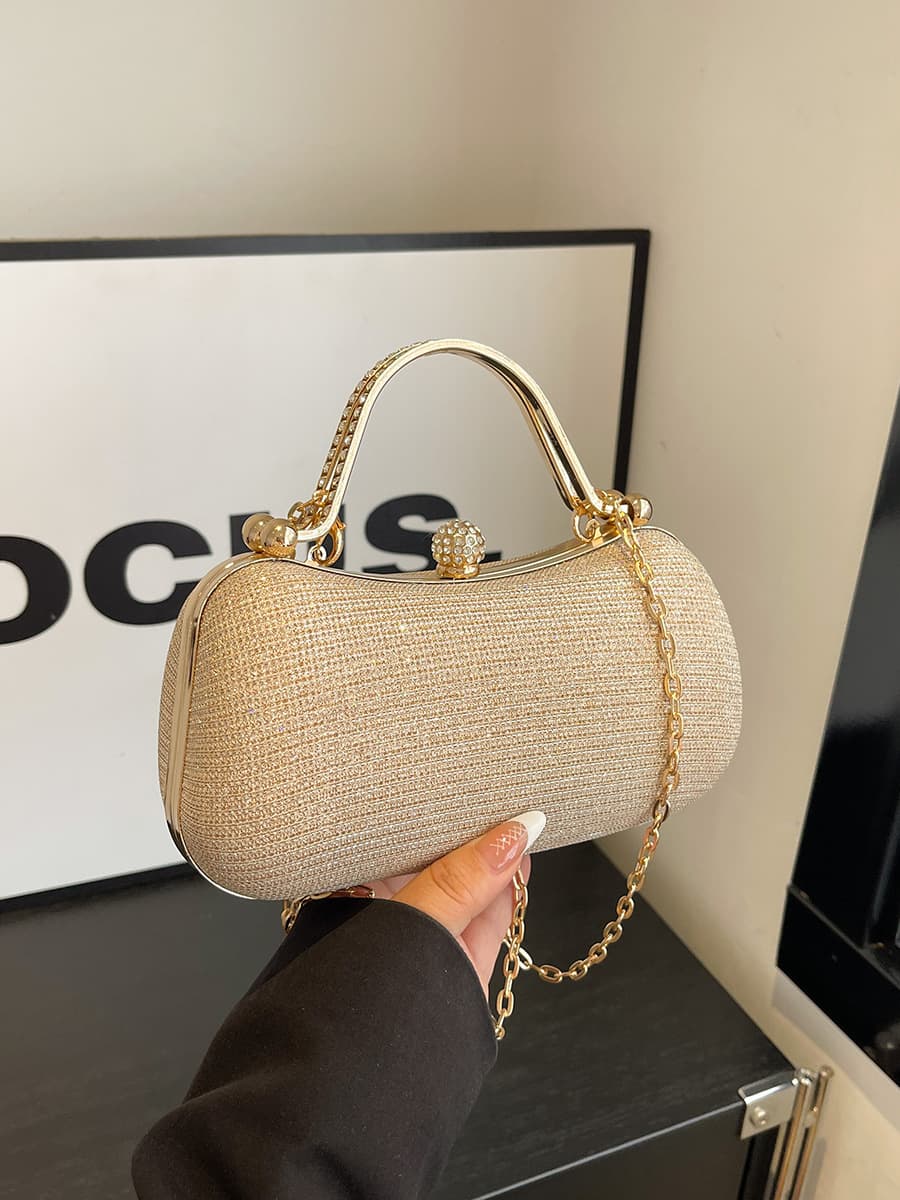 Handbag Women 2025 New Fashion Dinner Bag Elegant Lady Small Fragrance Style Bag High Sense Chain Shoulder Bag