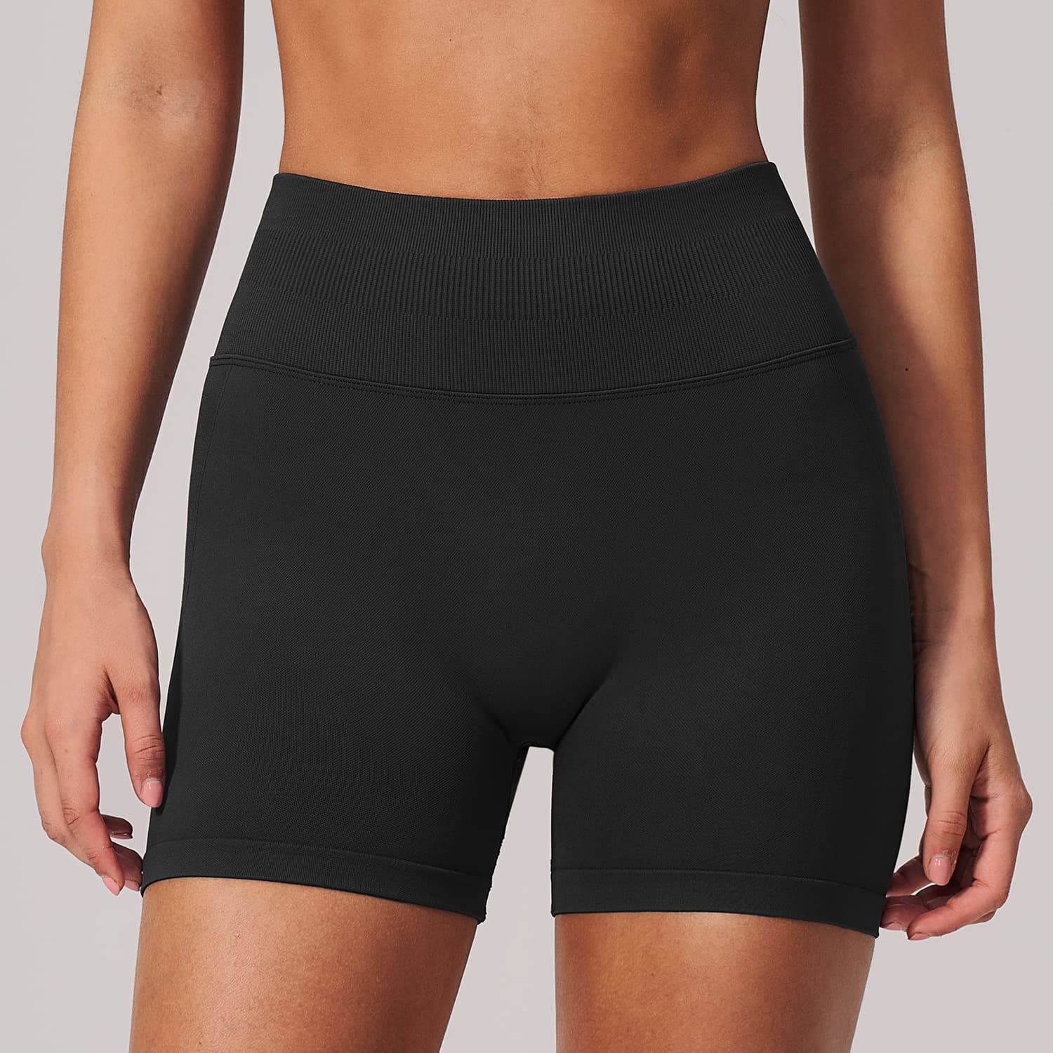 New Yoga Shorts High Waist Hip Lifting Abdomen Retracting Sport Cycling Outdoor Pilates Fitness Three Point Pants 2557