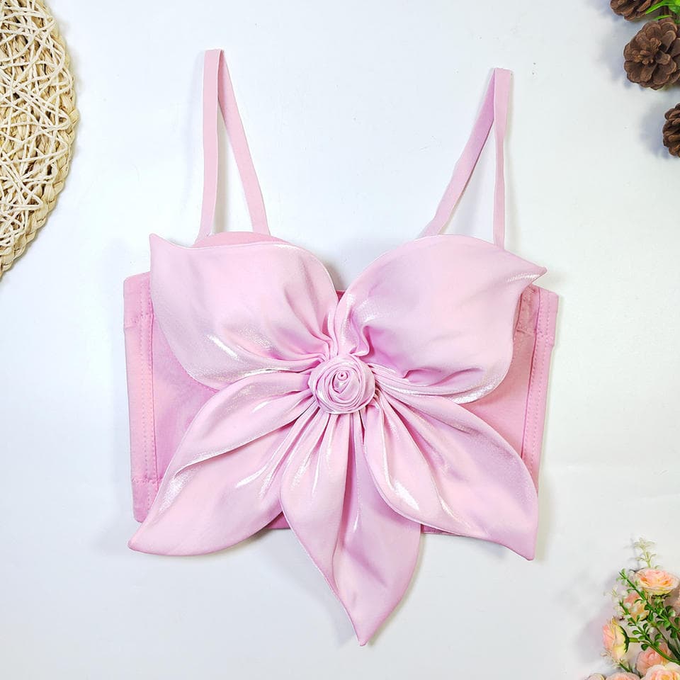 3D flower bra wholesale Fishbone slip bra custom logo Shaping underwear factory directly