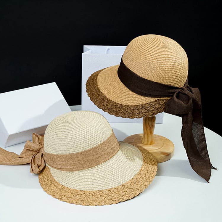 2023 New Straw Hat Sun Cap Summer Big Brim Sun Cap Outdoor Fashion Versatile Sun Hat