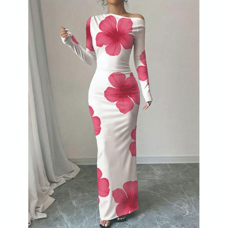 Pink and white