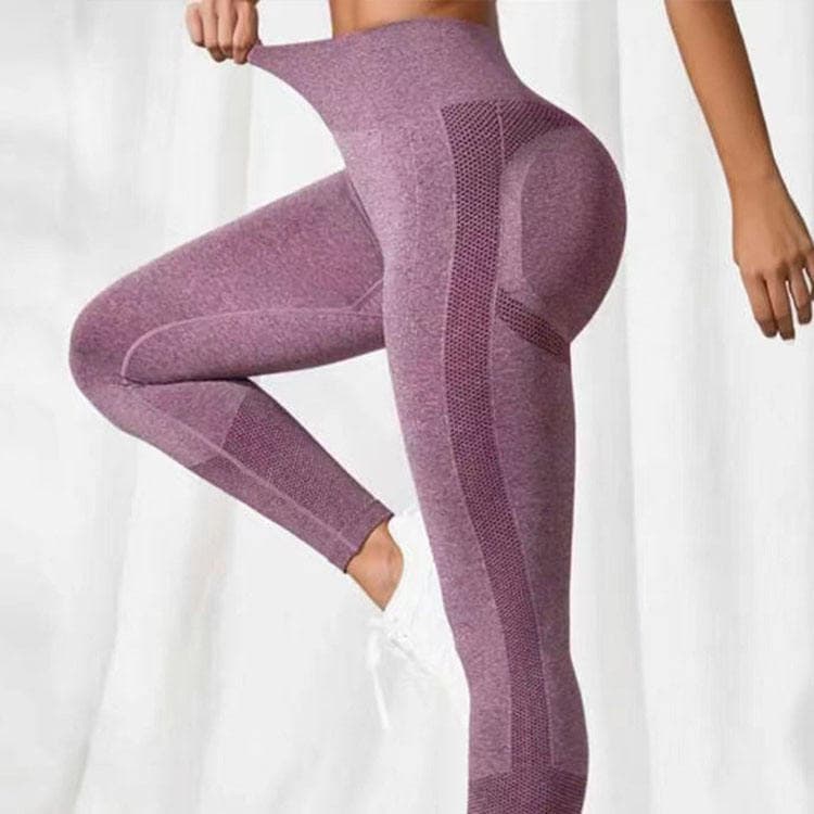Seamless Dotted Peach Butt Yoga Pants Butt Lifting Peach Tight Sports Pants for Women