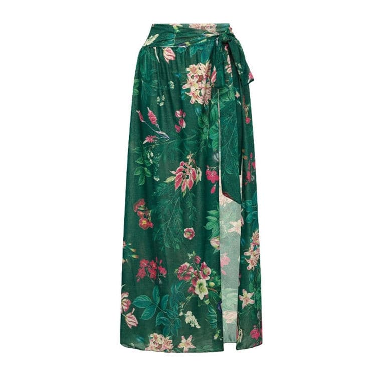 Green skirt