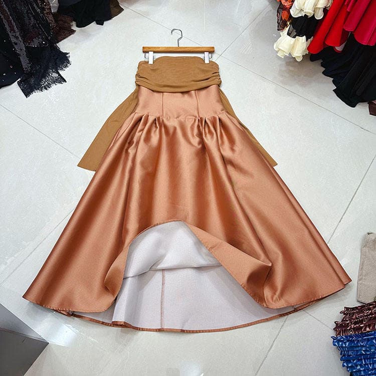 Wenshuo Off the Shoulder Evening Dress Wholesale Satin Ribbon Maxi Dress Custom logo High Quality Dress Factory Directly