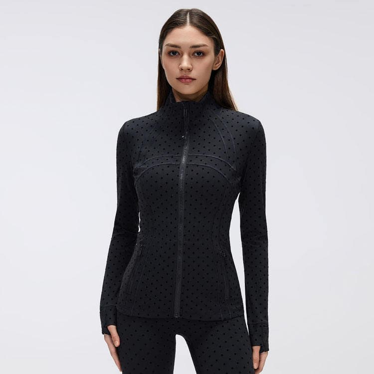 Black-black zipper