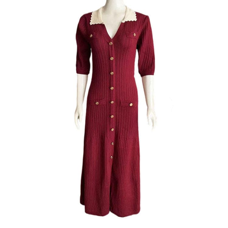 Burgundy short sleeve