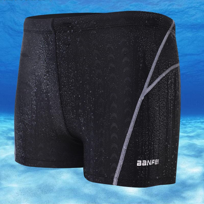 New Waterproof Men's Competition Swim Trunks Hot Spring Men's Swimwear Manufacturers Boxer Swimming Trunks