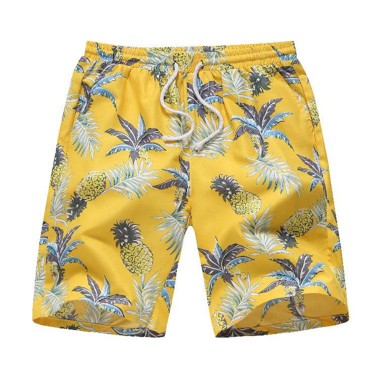 Summer Shorts New Men Casual Hawaiian Beach Shorts