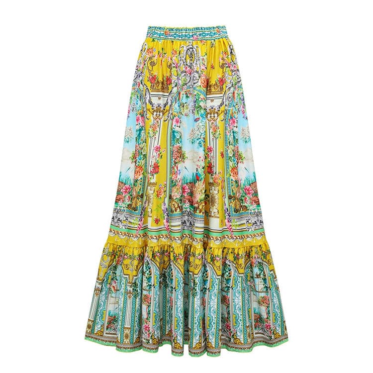 Yellow skirt