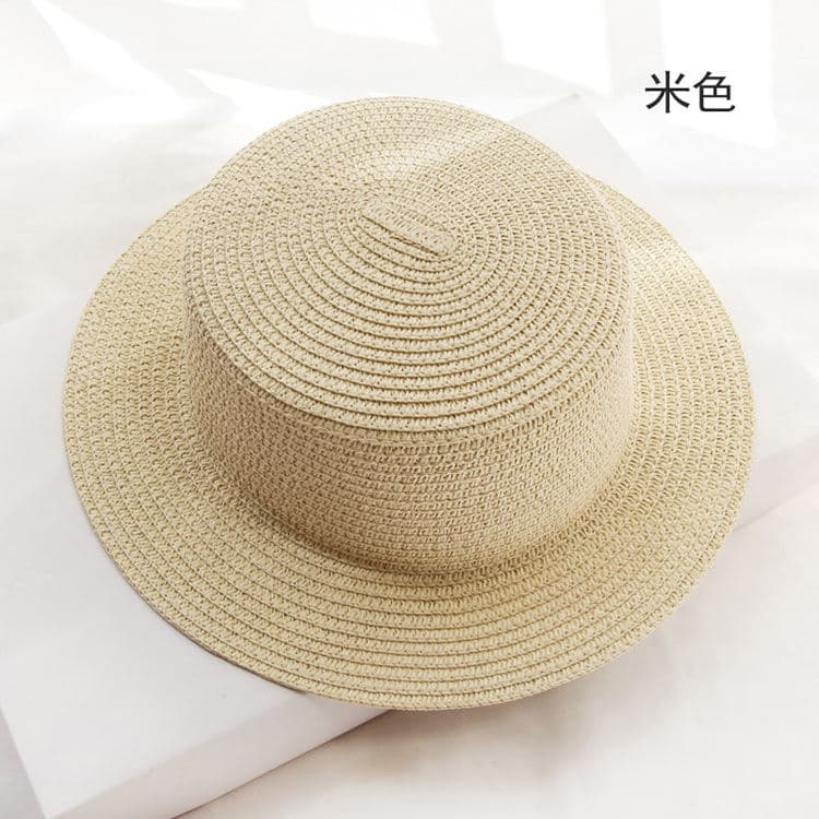 2020 Summer Foldable Sunscreen Straw Hat Fisherman Hat Outdoor Beach Hat