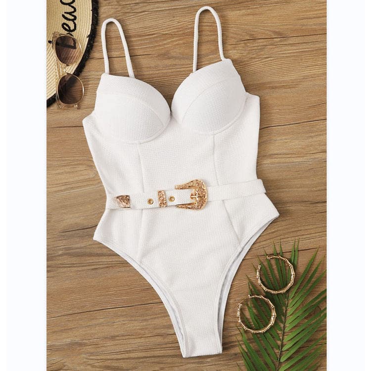 Fashion Sexy Rings Rhinestone Girl Bikini Swimwear Belt Bikinis&Beachwear