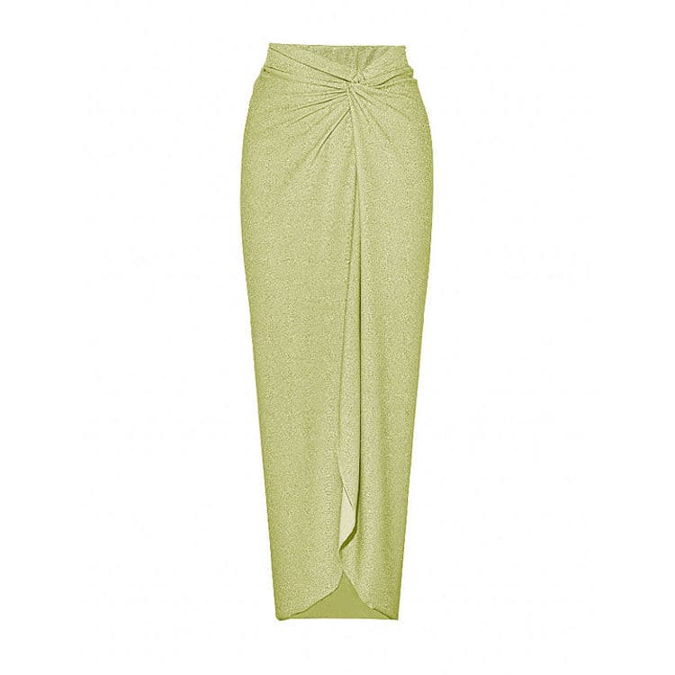 green skirt