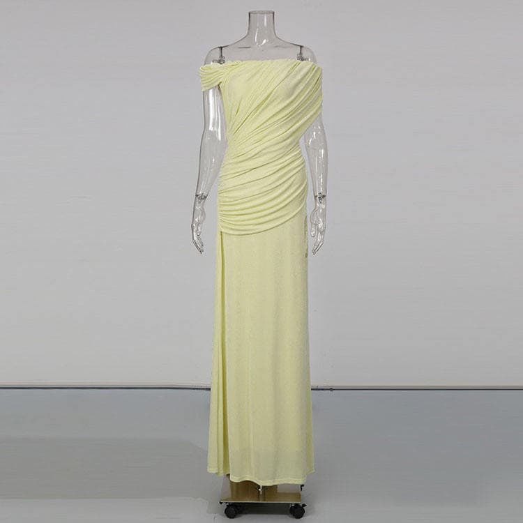 2026 Summer New Sexy High Quality Retro Fashion Cross Strap Slim Fit Fishtail Dress for Women Solid Color Women Evening Dress