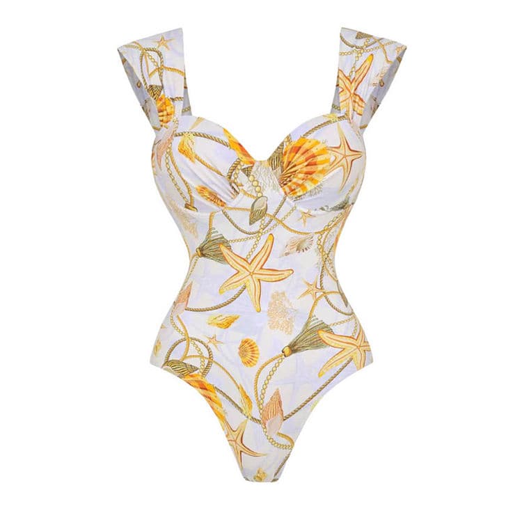 White swimsuit