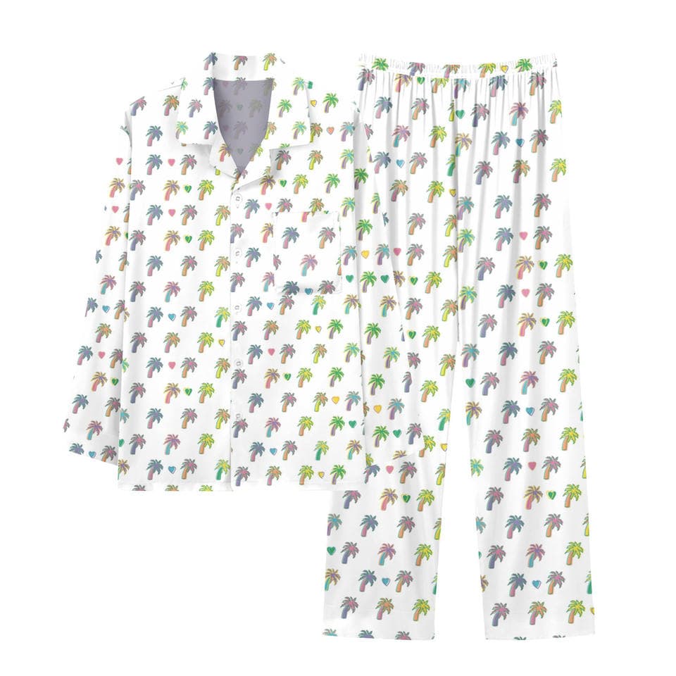 S-3XL Casual Long Sleeved Pajamas Wholesale Cartoon Print Pajamas Set Manufacturer Elastic Trousers Factory Directly
