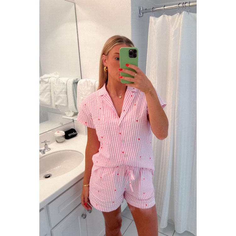 Hot Selling 2024 New Fashion Loungewear Short Sleeve Pant Casual Outfits Women Two Piece Sets