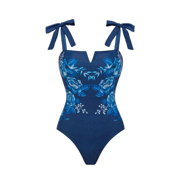 blue bikini