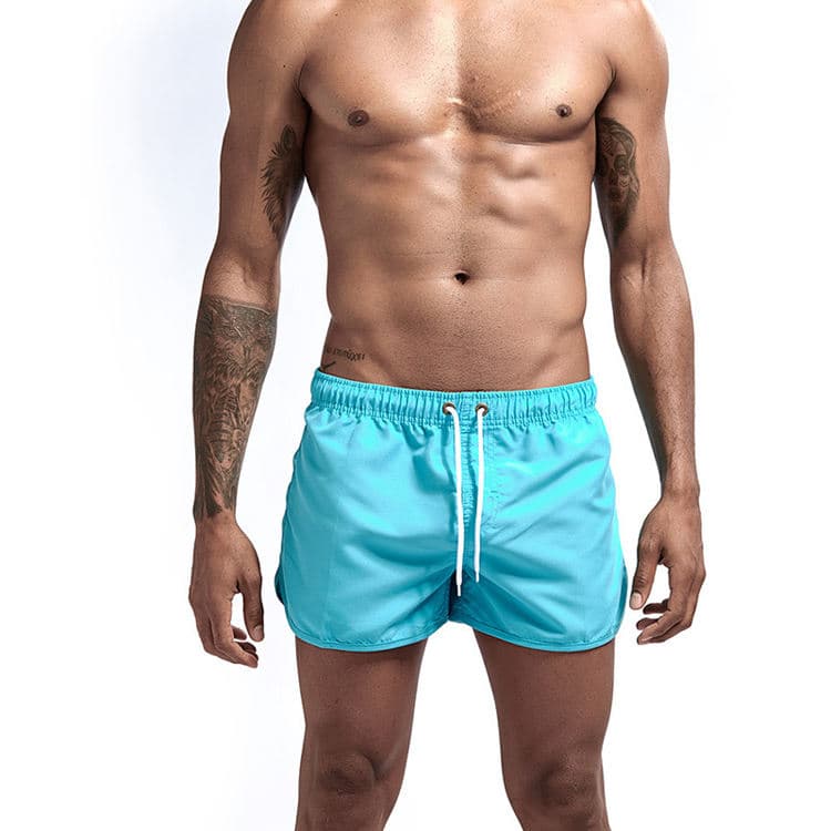 Summer New Men Fashion Beach Shorts Polyester Sweatpants Beach Shorts