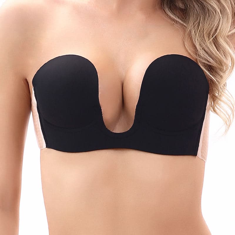 Backless Deep V Strapless U Shape One Piece Nipple Shield Bra Patch for Woman