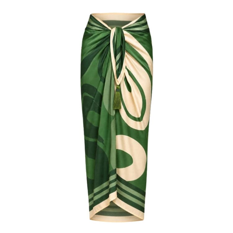 Green skirt
