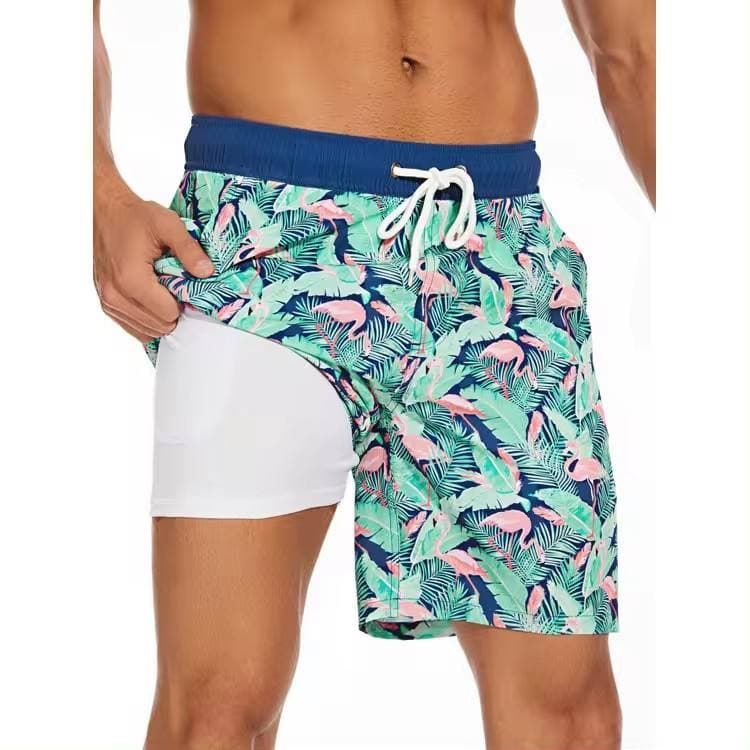 2024 New Summer Print Swimming Trunks for Men Fashion Beach Shorts Custom logo Men Swim Trunks