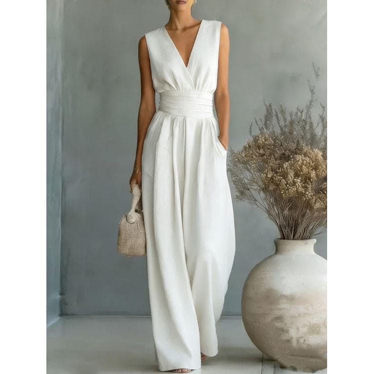 White sleeveless