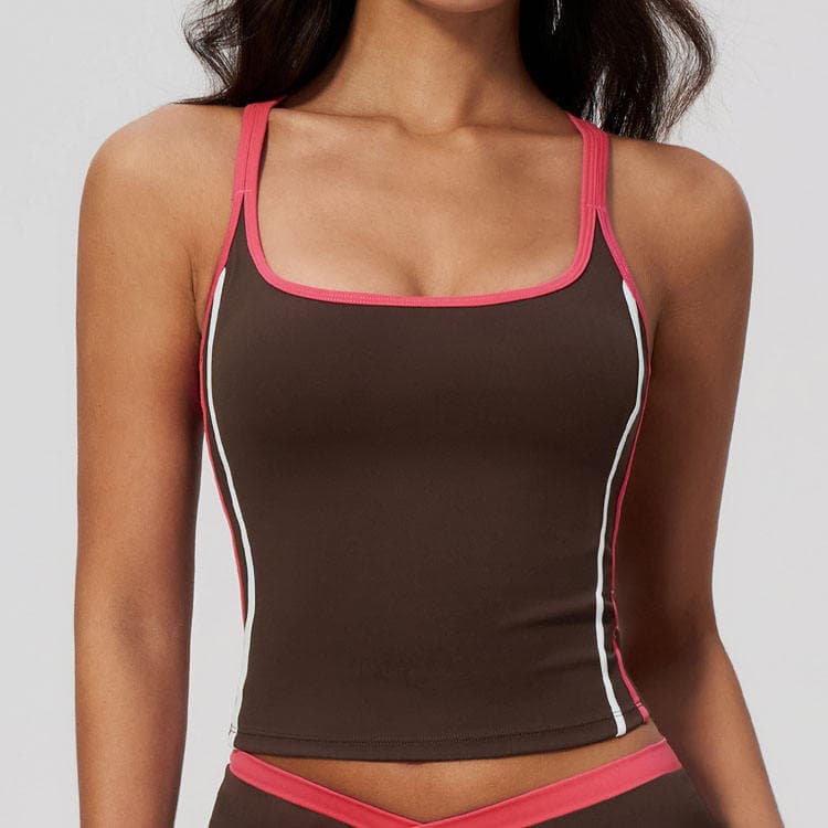 Tank top- Brown