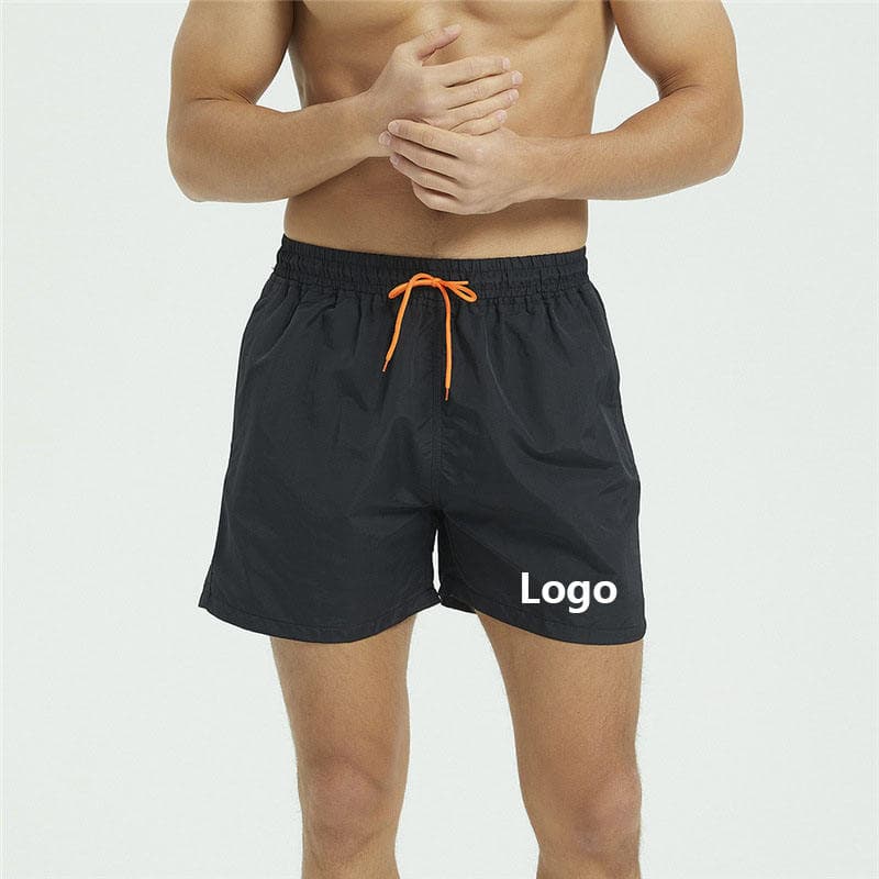 Custom Man Beach Shorts Plain Color Board Shorts Men Swim Trunk