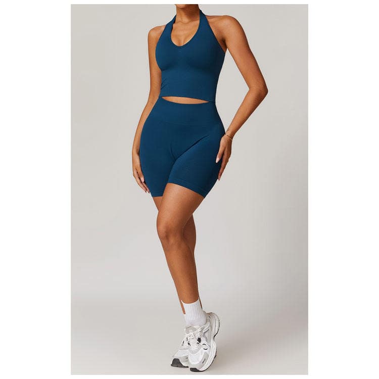 Seamless Short Hot Selling Beautiful Back Women Thread Waist Hip Lifting Fitness Yoga Clothes