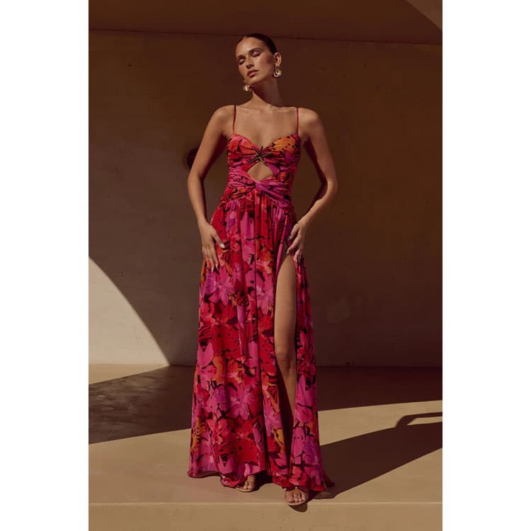 Floral Print Sexy Bikini 2 Piece Set 2025 New Hollow Luxury Elegant Swimwear Set