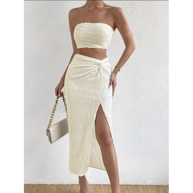 2026 Black High Waist Swimsuit Long Dress Push up Bikini White Flower Swimsuit