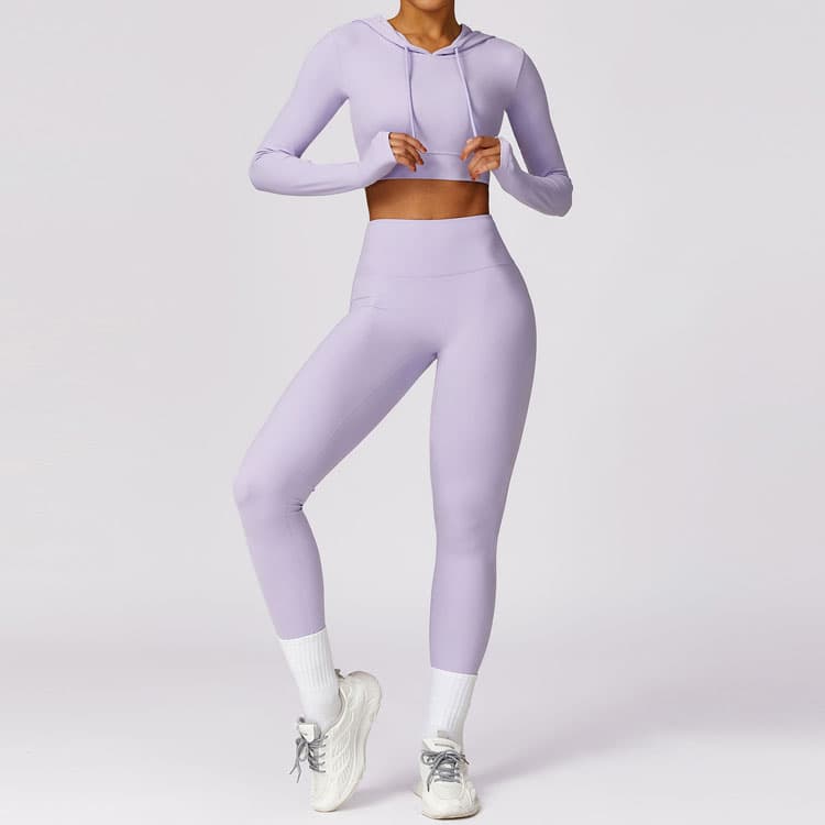 Winter Long Quick Drying Nude Tight Long Sleeved Yoga Suit Women Outdoor Running Fitness Sports Wear