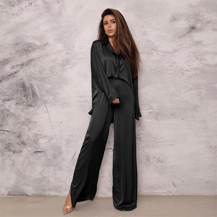 Custom Loose Casual Pajama Set Pajamas Are Lightweight and Can Be Worn Externally for Women's Home Wear