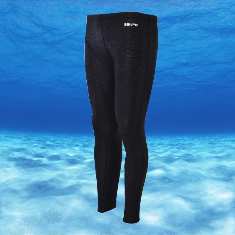 Pure Ribbon Lines Waterproof Quick Dry Long Leg Competition Men's Long Fitness Swimming Shorts