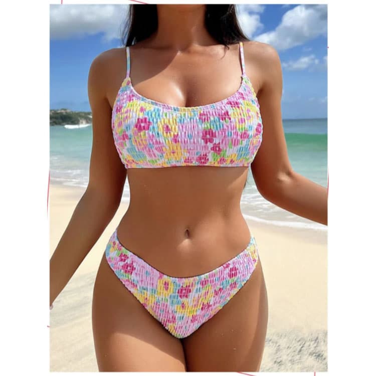 Factory Ready Wholesale Sexy Bikini Suspender Tube Top Swimsuit for Women