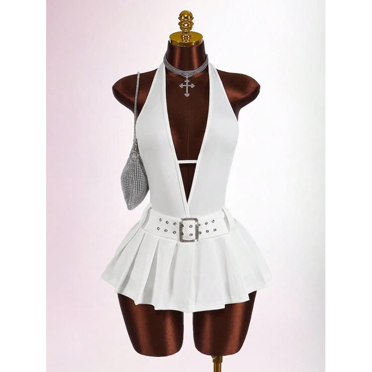 Hot Selling Women Dresses New Deep V-Neck Mesh Split Party Evening Dresses