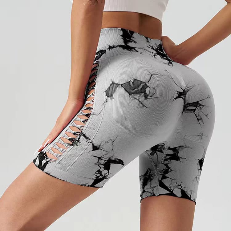 Women Short Fashionable Breathable Quick Drying High Waist Hip Lifting Sports Shorts