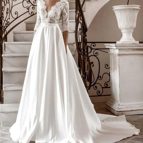 New 2023 Summer Ceremonial Dress Chiffon Skirt Sleeveless Deep v Neck Skirt Floor Skirt Wedding Dress