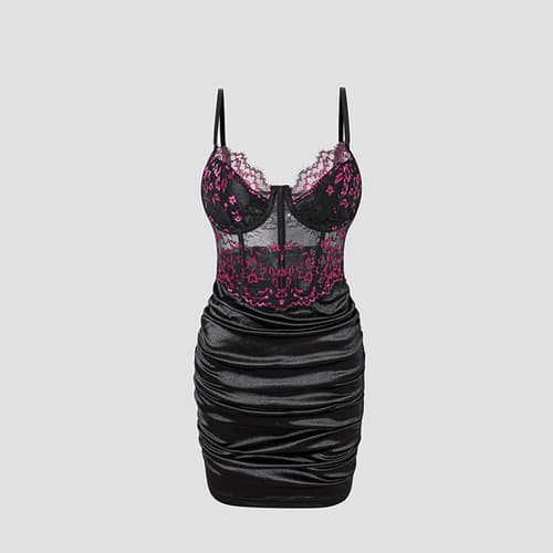 Wenshuo See Through Lace Lingerie Factory Direct Plus Size Push up Cotton Bra Wholesale Embroidered Lingerie Custom logo